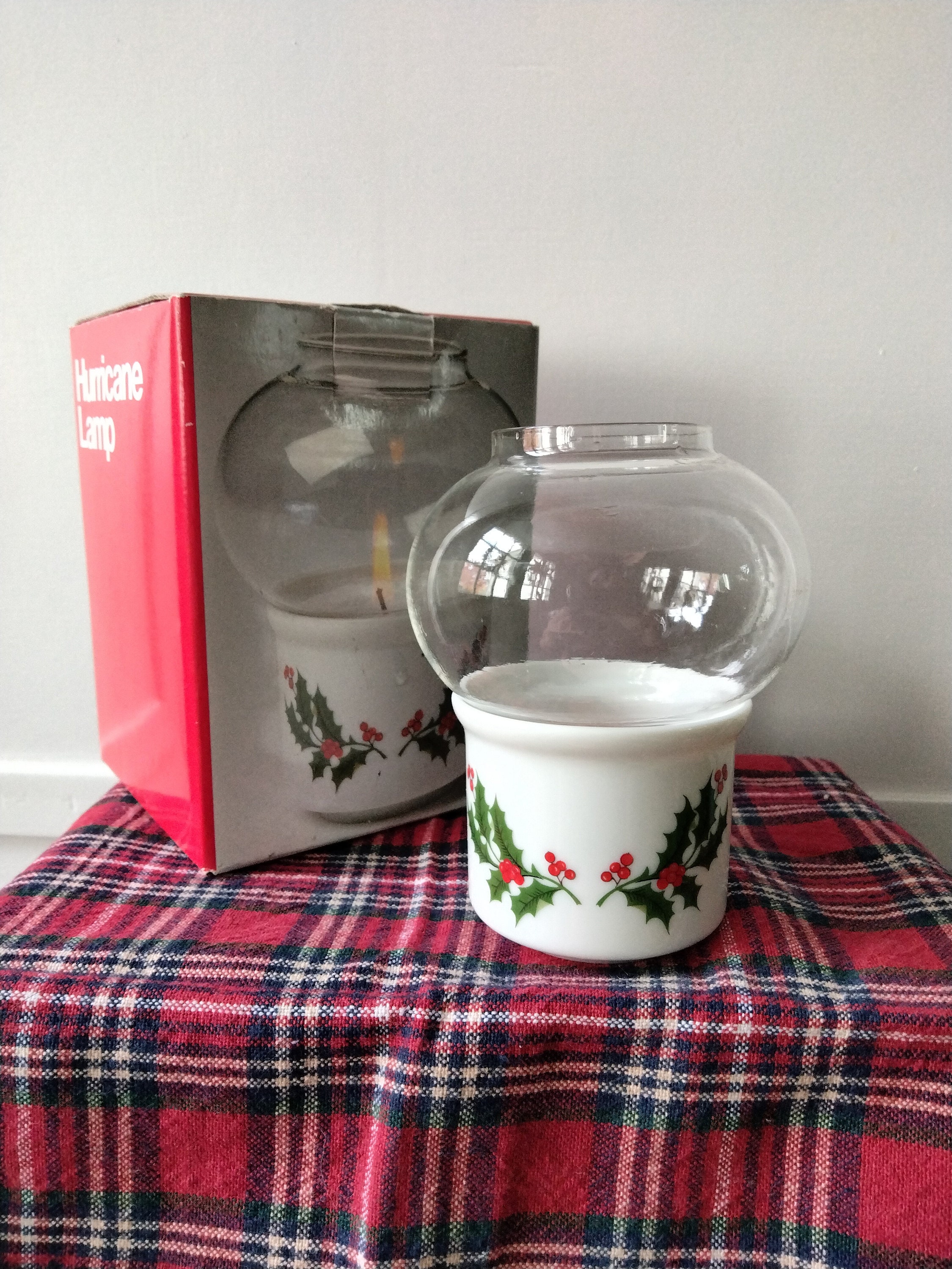 Mini Christmas Hurricane Lamp - Etsy