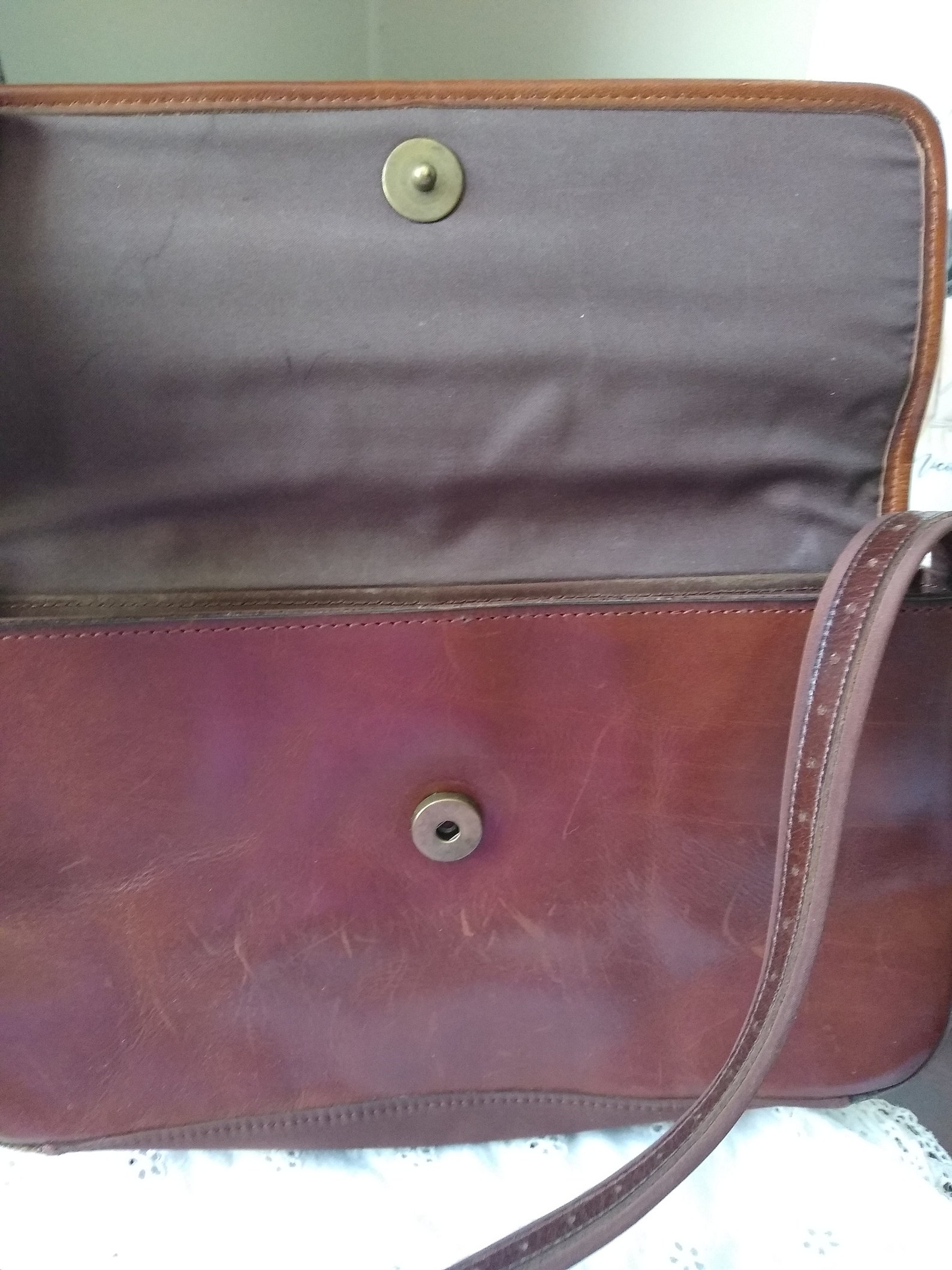 ROLFS Leather Shoulder Bag/purse - Etsy UK