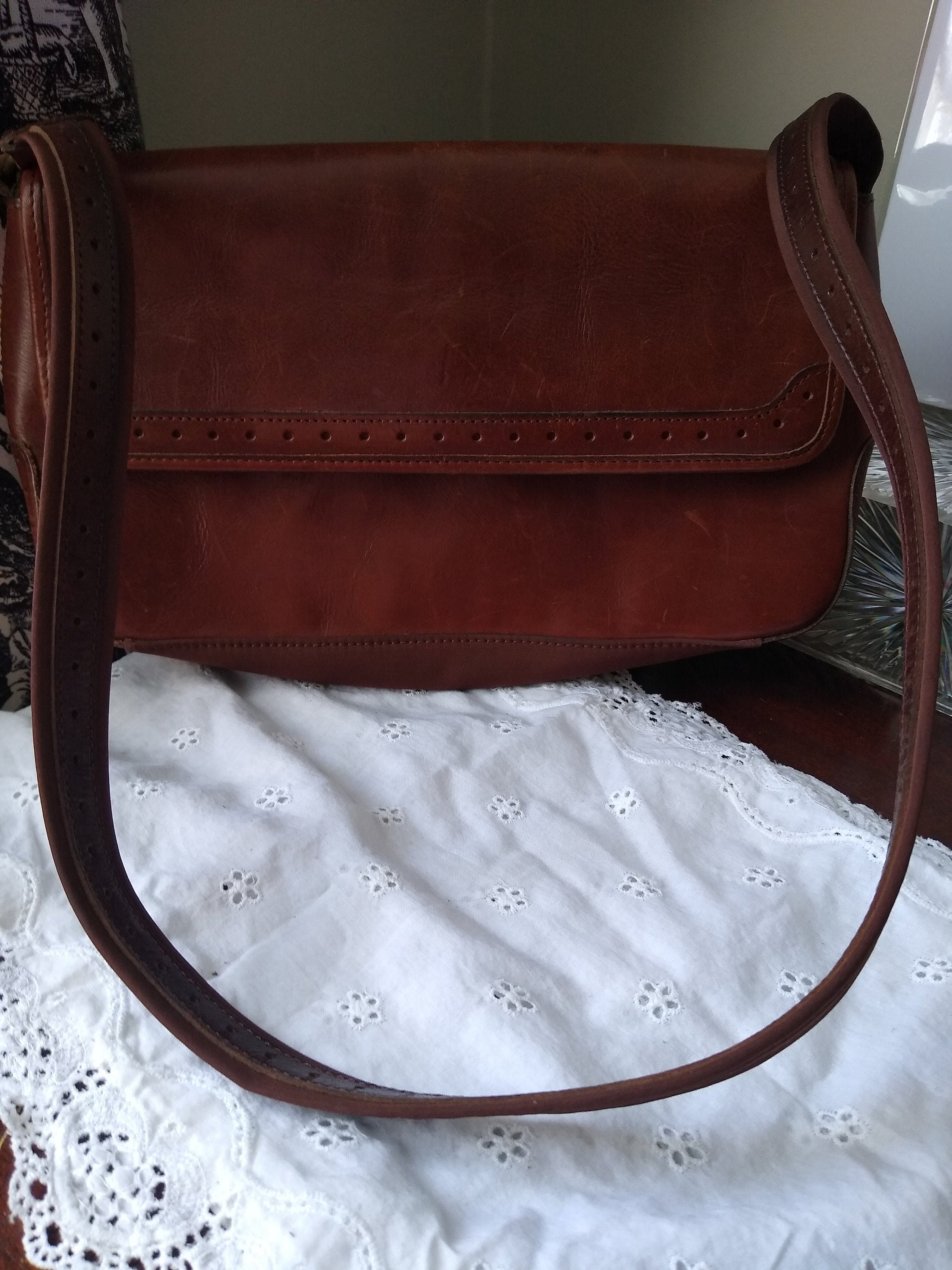 ROLFS Leather Shoulder Bag/purse Etsy UK