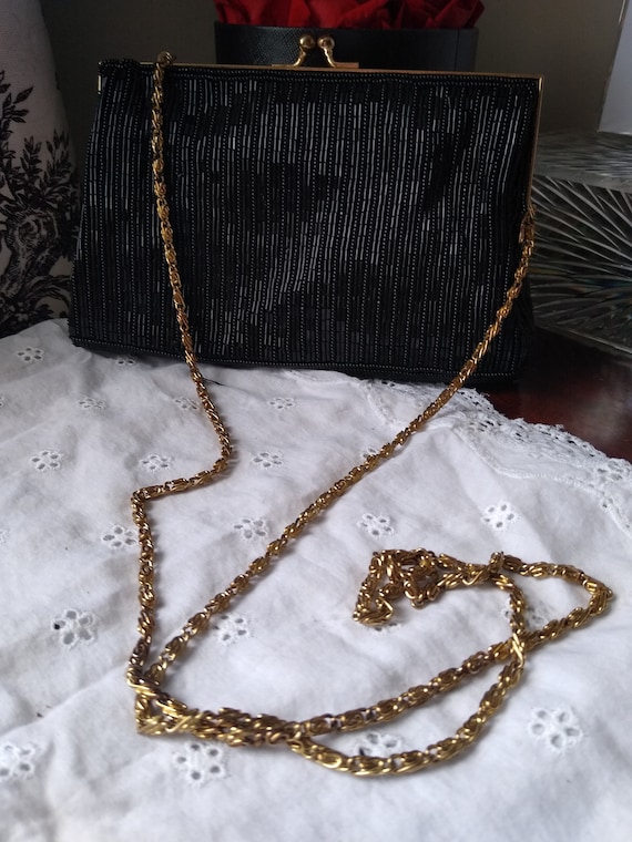 Black Beaded Magid Purse/clutch/evening bag from 6