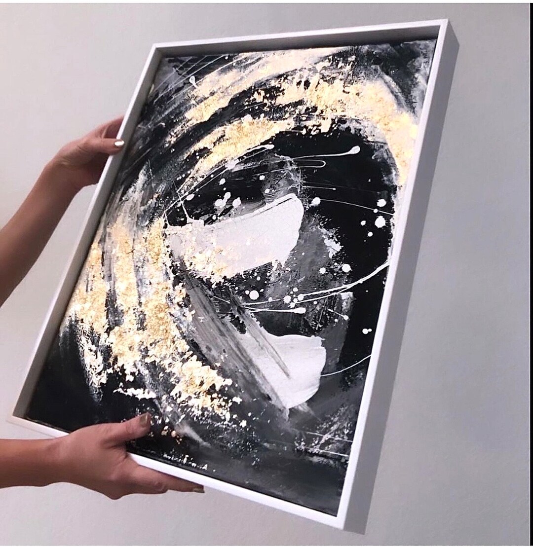 Modern Interior Painting, Abstract Art, Original, Contemporary Mixed