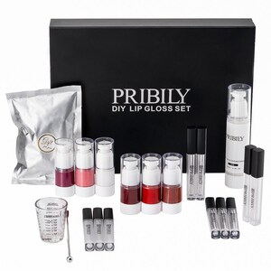 DIY Lip Gloss Making Kit Crystal Clear Lip Glaze Base With Tools Made Your  Own Color Changing Lipgloss 