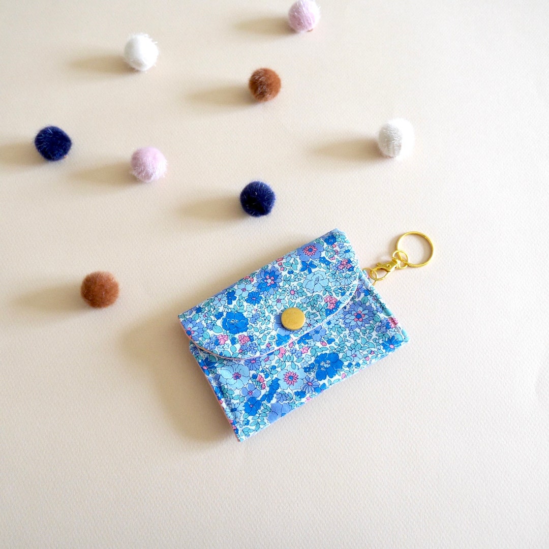 Madetoorder Small Keychain Wallet Liberty of London, Minimalist Slim