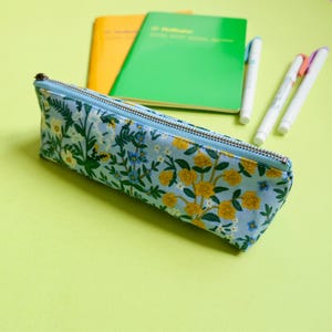 ペンケース - Rifle Paper Co、花柄ジッパーバッグ、新学期用、メイクブラシバッグ、トラベルサイズポーチ、眼鏡ケース