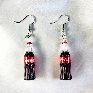 Pretty cool Coca Cola bottle earrings