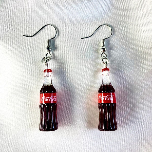 Pretty cool Coca Cola bottle earrings