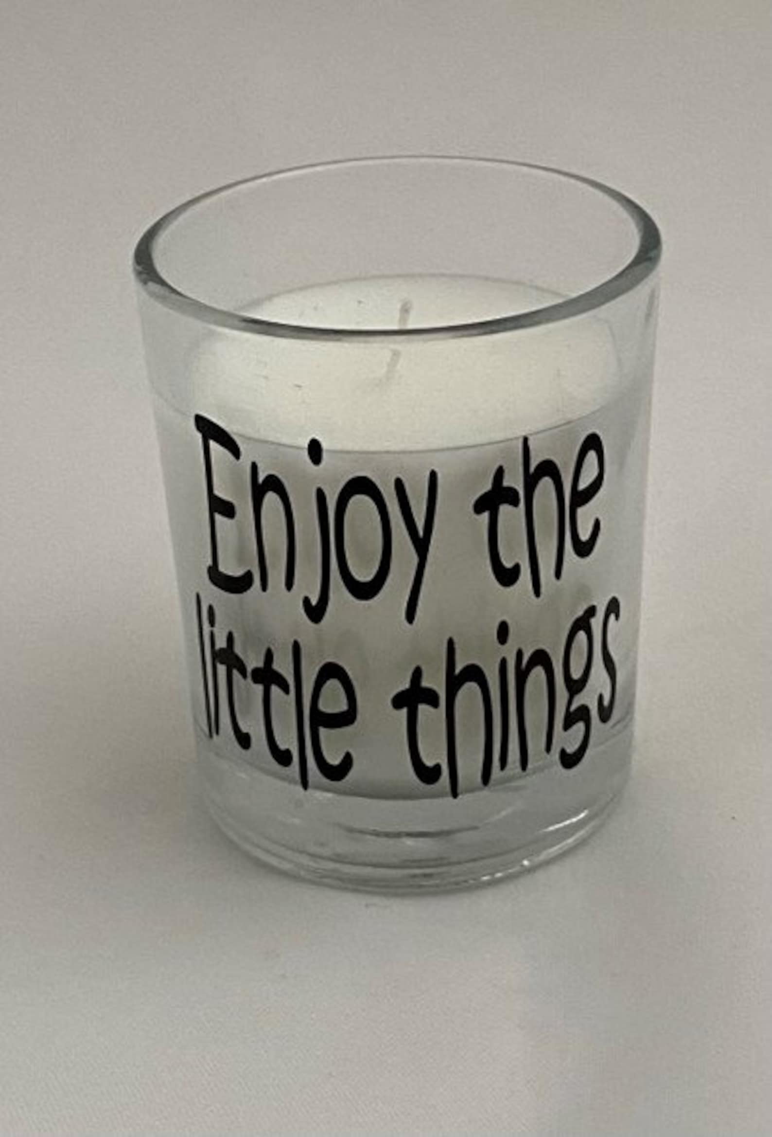 Candle Unscented Personalised Etsy