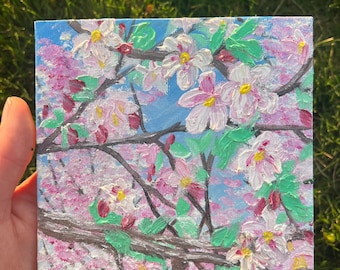 木村幸雄によるオリジナル油絵「角館の桜」 - Etsy 日本