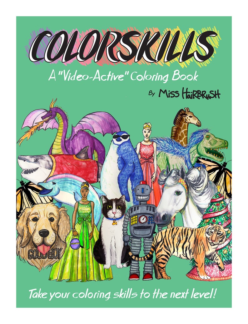 Art Tutorial for Kids Fun Art Activity for Children Coloring Book for