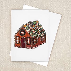 Gingerbread Christmas Card for Grandma, Mom, Sister, or Daughter, Baker Holiday Card for Neighbor