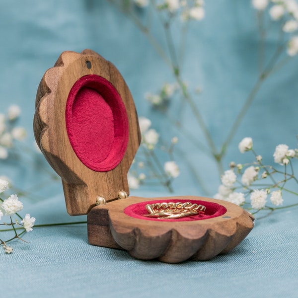 Seashell Jewelry Box Etsy