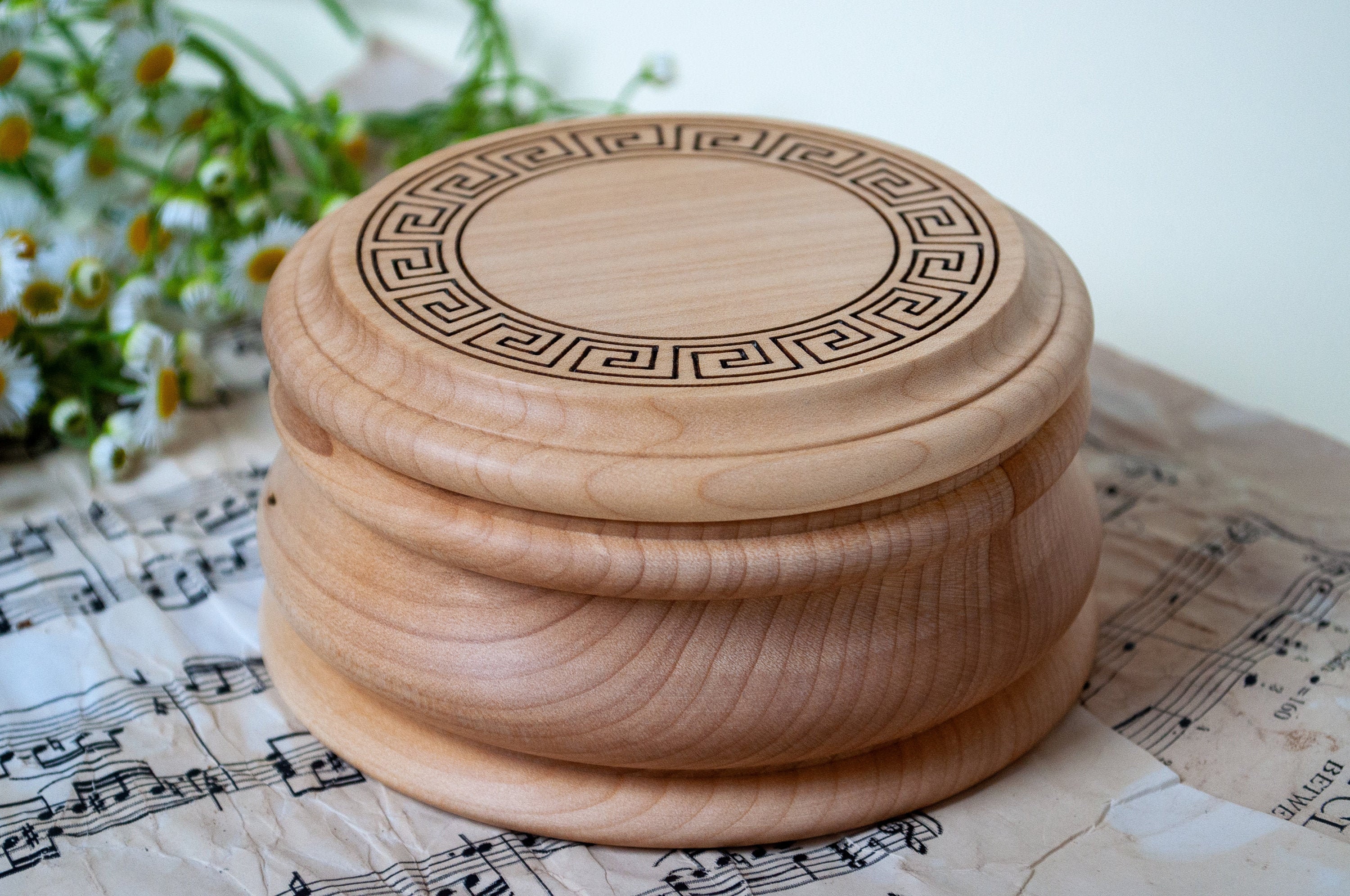 Kleines holz personalisiert geschnitztes rundes | Etsy