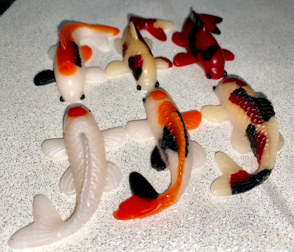 Koi Fish Wax Melts Handmade Highly Fragranced Vegan Etsy