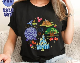 Dis-ney Four Parks Png, Mickey Minnie Ears Png, Magic Kingdom Png, Magical Castle Png, 4 Parks Epcot Png, Dis-ney Castle Png