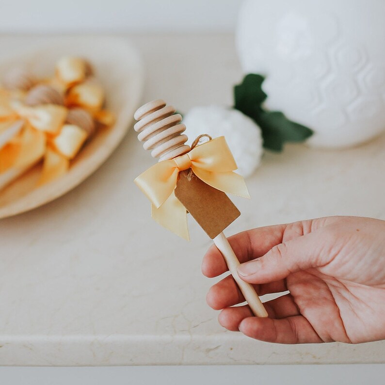 Wooden Honey Dipper Party Favors Package Etsy