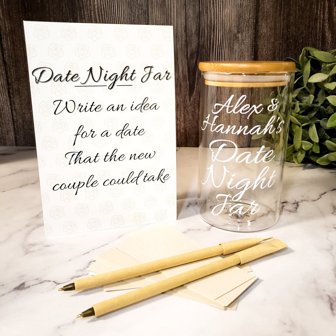 Date Night Jar Bridal Shower Activity - Etsy