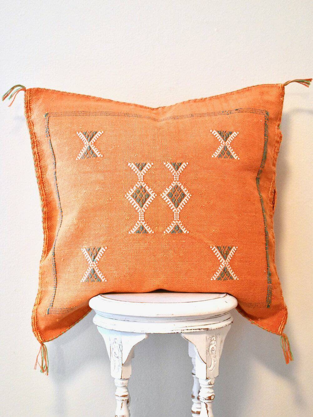 Moroccan top silk cushions