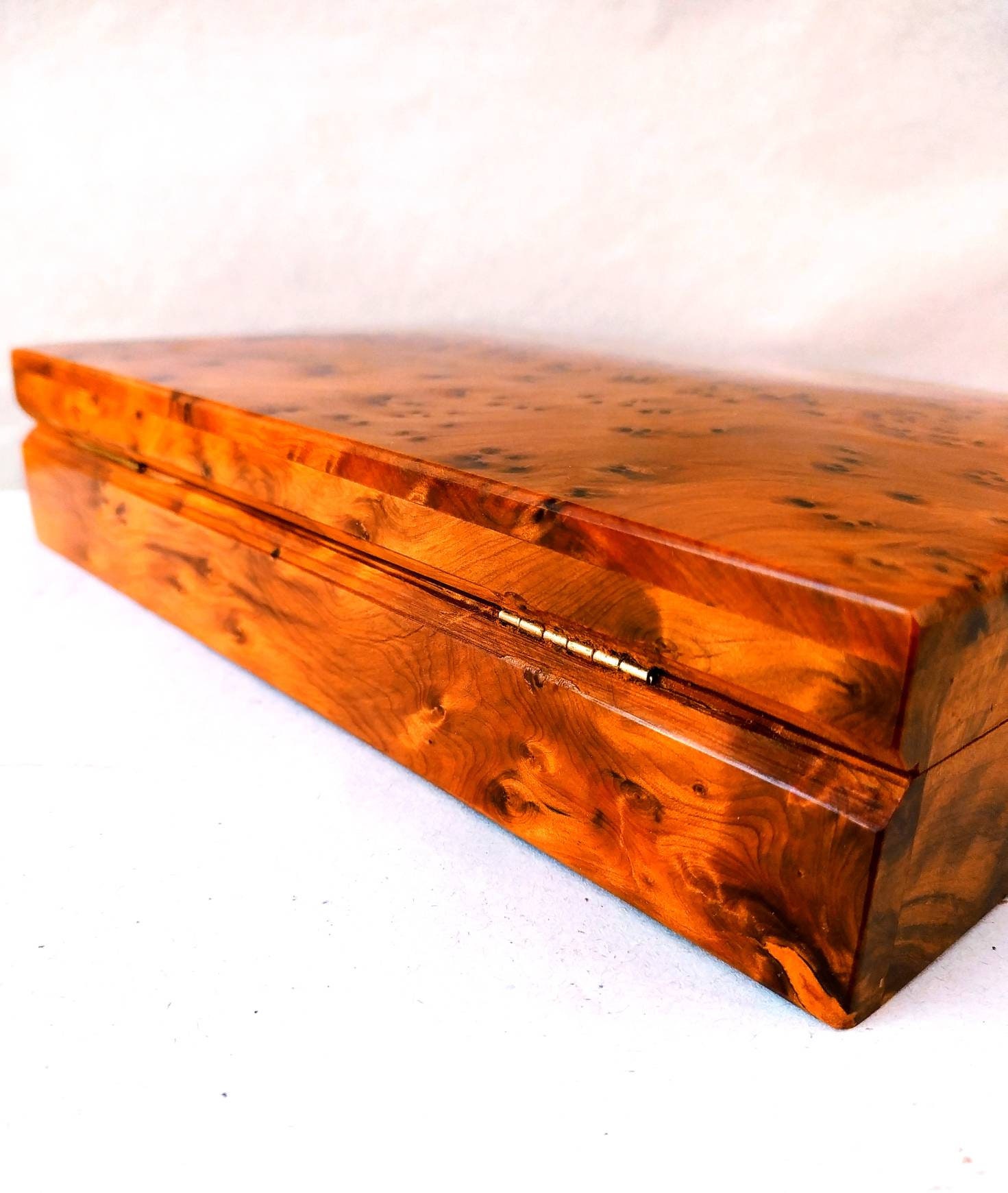 Wooden Burl Jewelry Box Jewelry Box With Lock Wooden Etsy