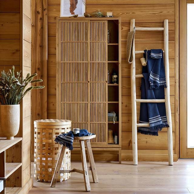SUPERB Escalera decorativa de madera artesanal 150 cm En Madera de Limón  100% Natural -  España