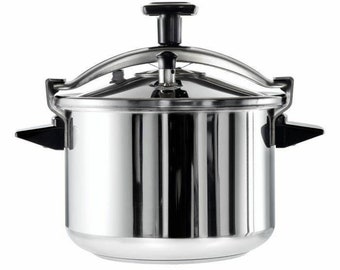 Cocotte marroquí Inox Express, Utensilios de cocina de olla de vapor marroquí 10 años de garantía con sistema securivis 3L 4.5L 6L 8L 10L Regalo para mamá