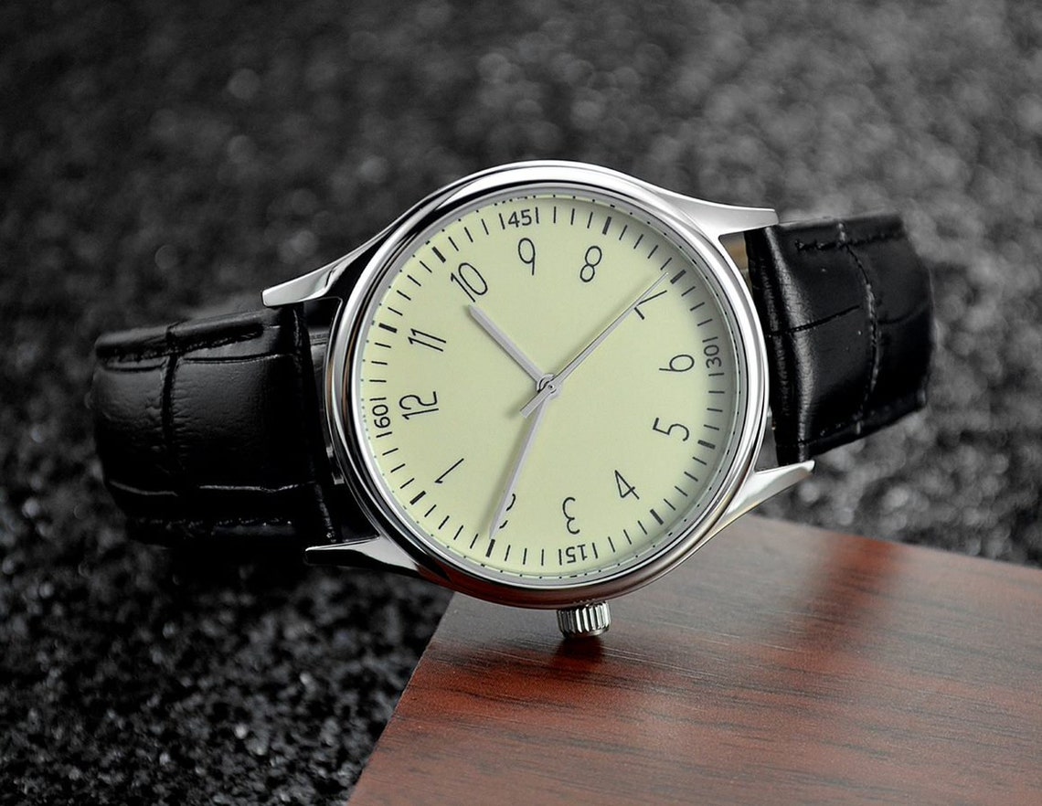 Reverse Watch Numbers Retro Anticlockwise Watches Backwards Etsy