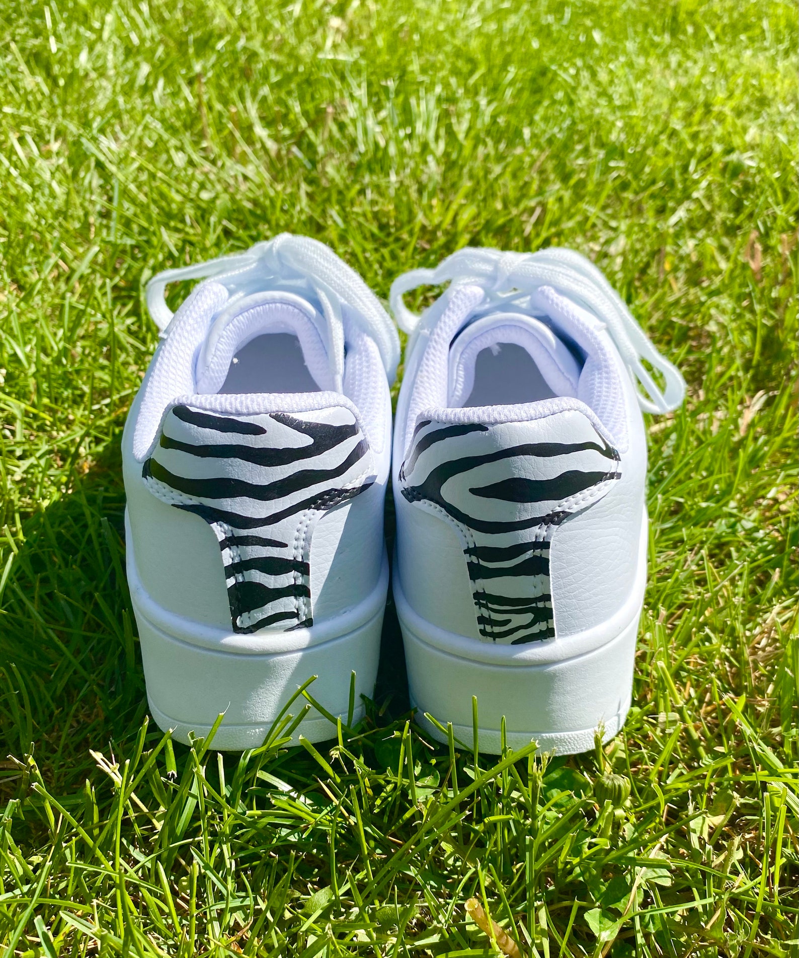 Zebra Print Sneakers Etsy
