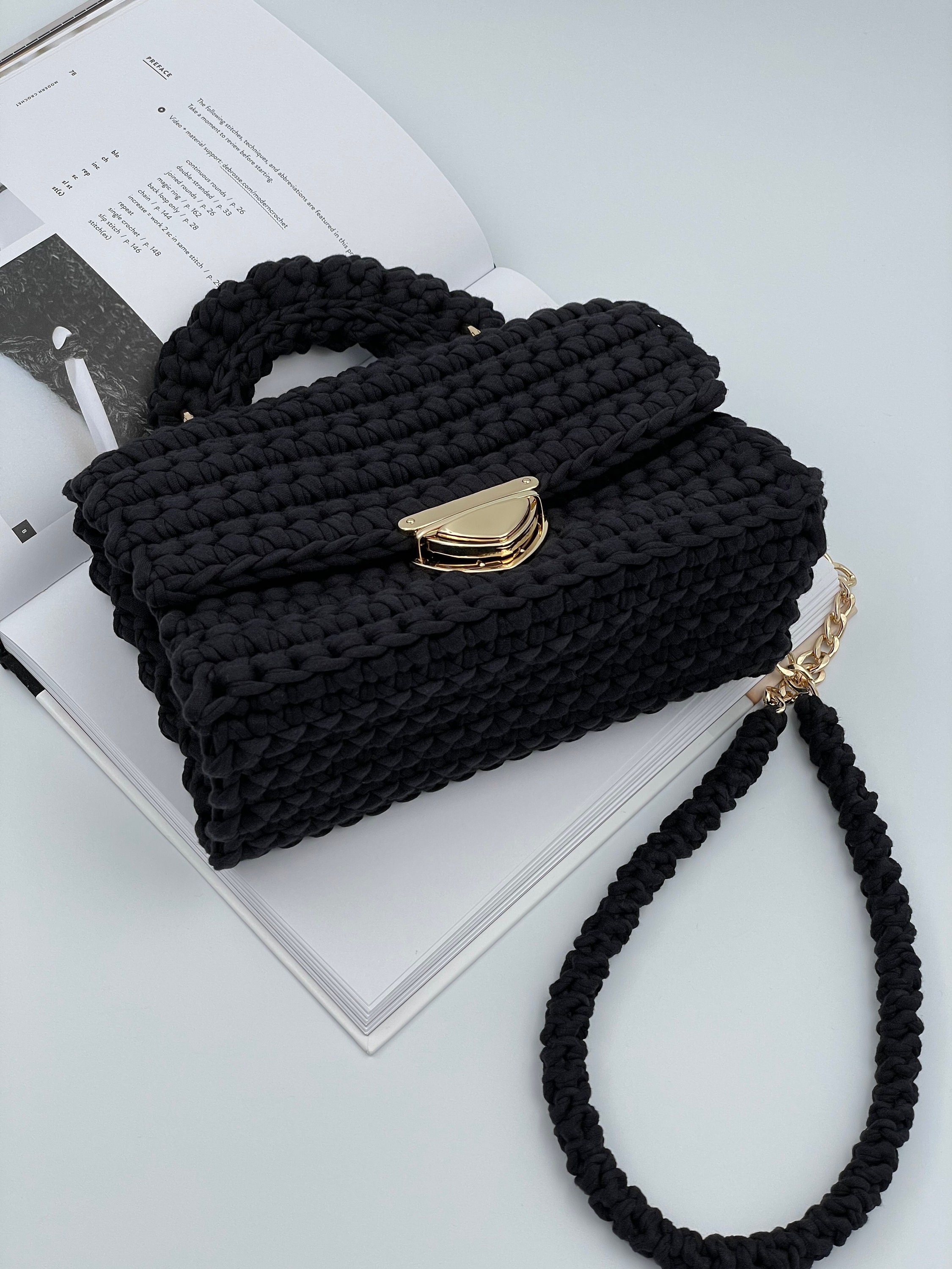 Crochet Cross Body Bag Hand Woven Crochet Bag Etsy UK