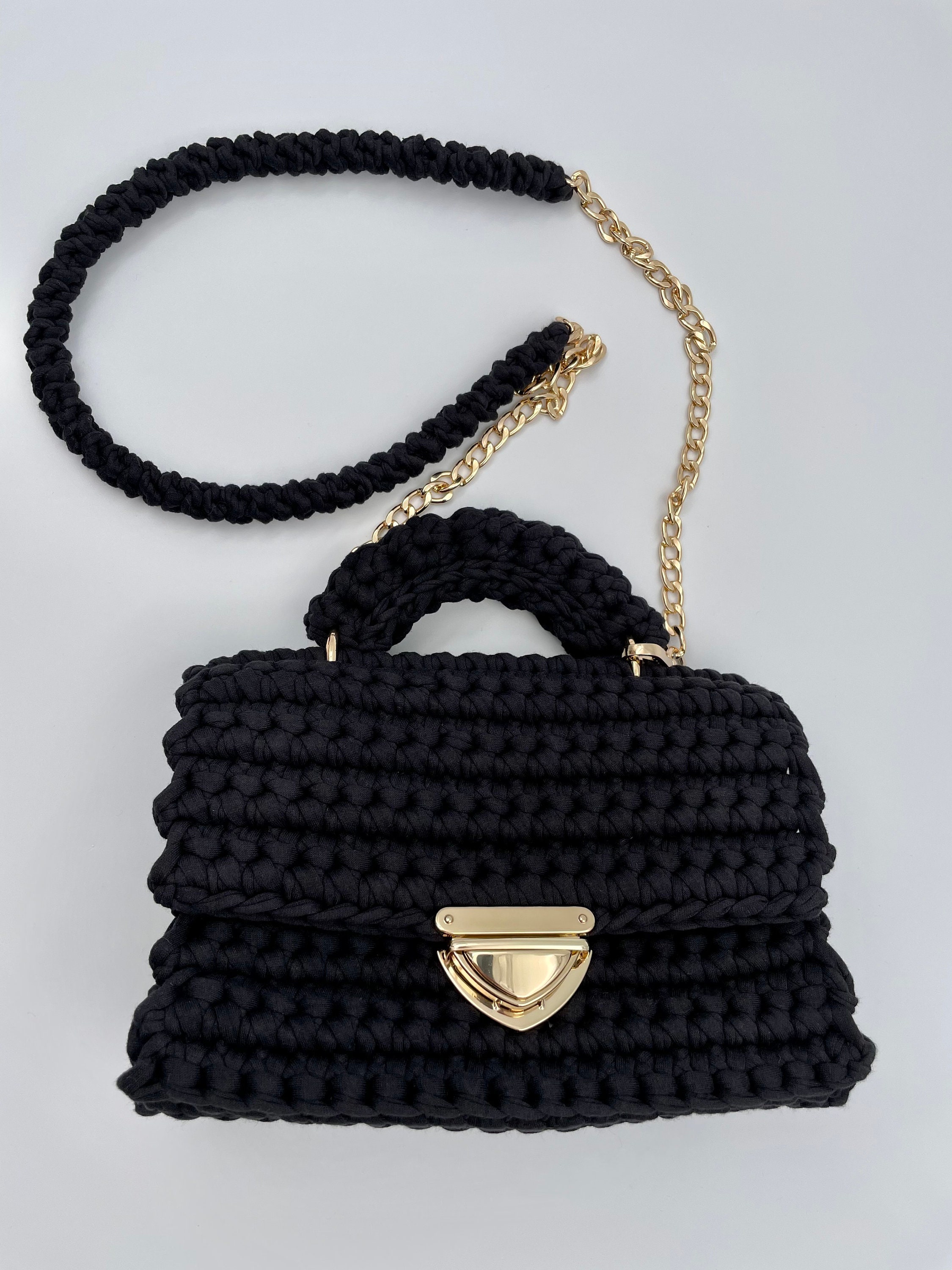 Crochet Cross Body Bag Hand Woven Crochet Bag Etsy UK