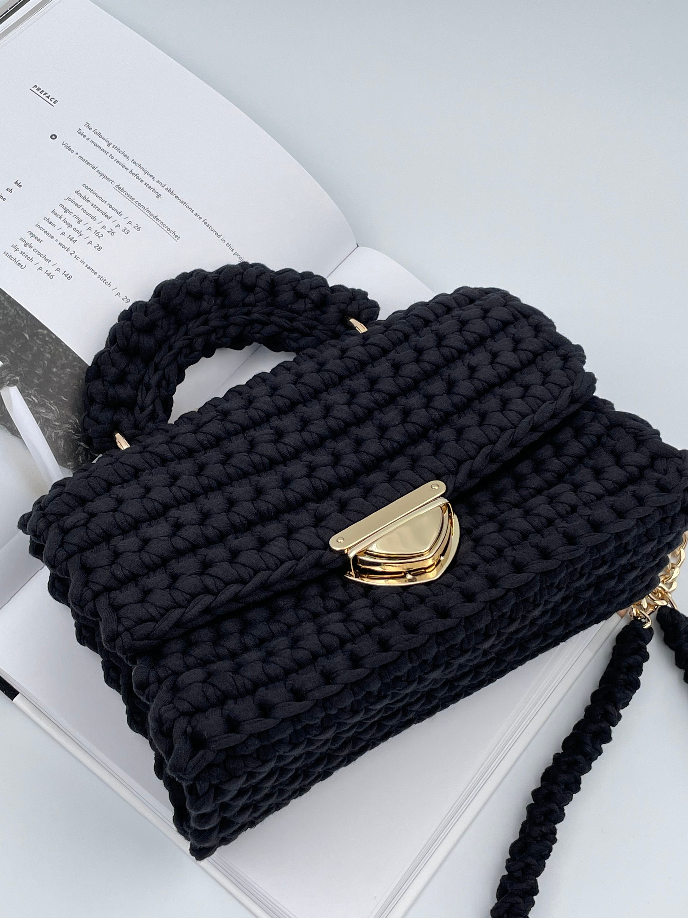 Crochet Cross Body Bag Hand Woven Crochet Bag Etsy UK