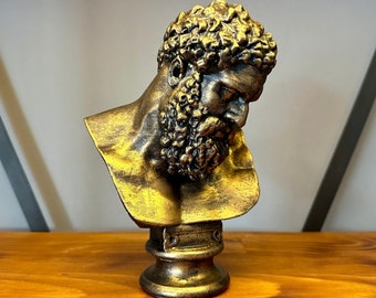 Hercules Bust |  Mythology Greek Goddess Ancient Sculpture | Heracles Bust | Home Decoration