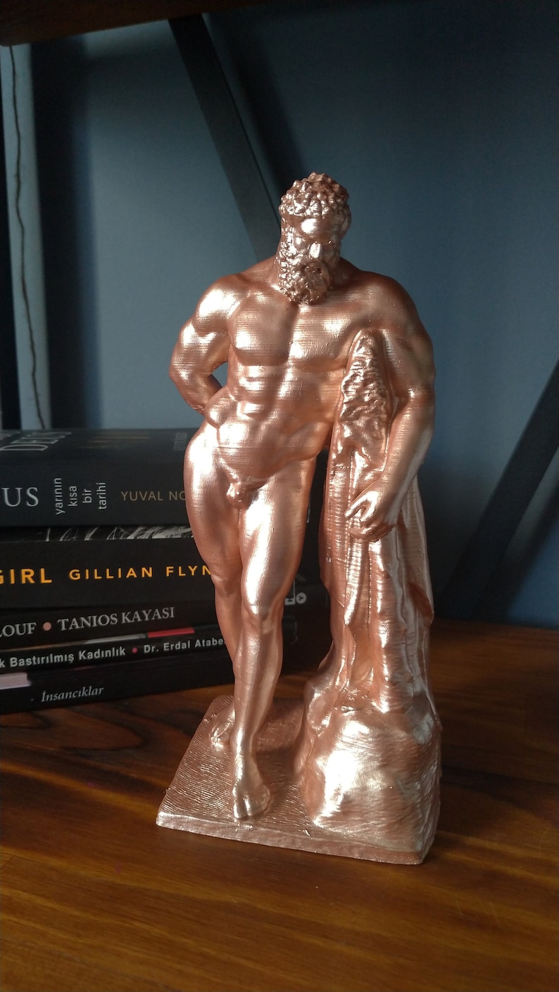 Hercules Sculpture | Heracles Statue | Mythology Greek Goddess Ancient Sculpture | Home Decoration image 10