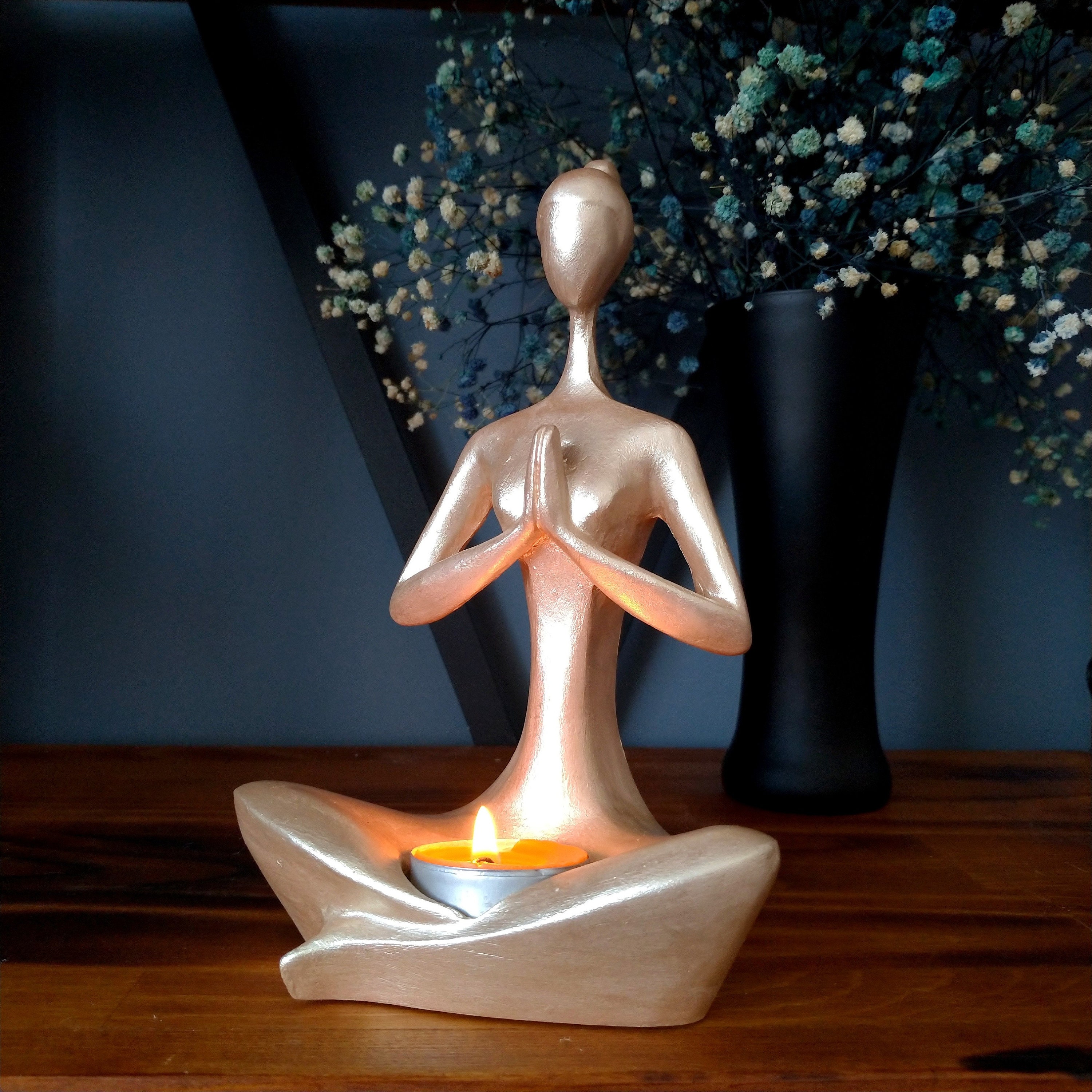 Yoga Pose Statue 8 Woman Yoga Figurine Modern Yoga Etsy Nederland