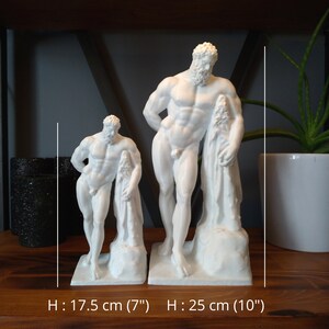 Hercules Sculpture | Heracles Statue | Mythology Greek Goddess Ancient Sculpture | Home Decoration image 2