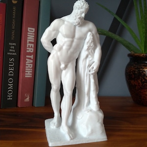 Hercules Sculpture | Heracles Statue | Mythology Greek Goddess Ancient Sculpture | Home Decoration image 6