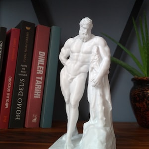 Hercules Sculpture | Heracles Statue | Mythology Greek Goddess Ancient Sculpture | Home Decoration image 8