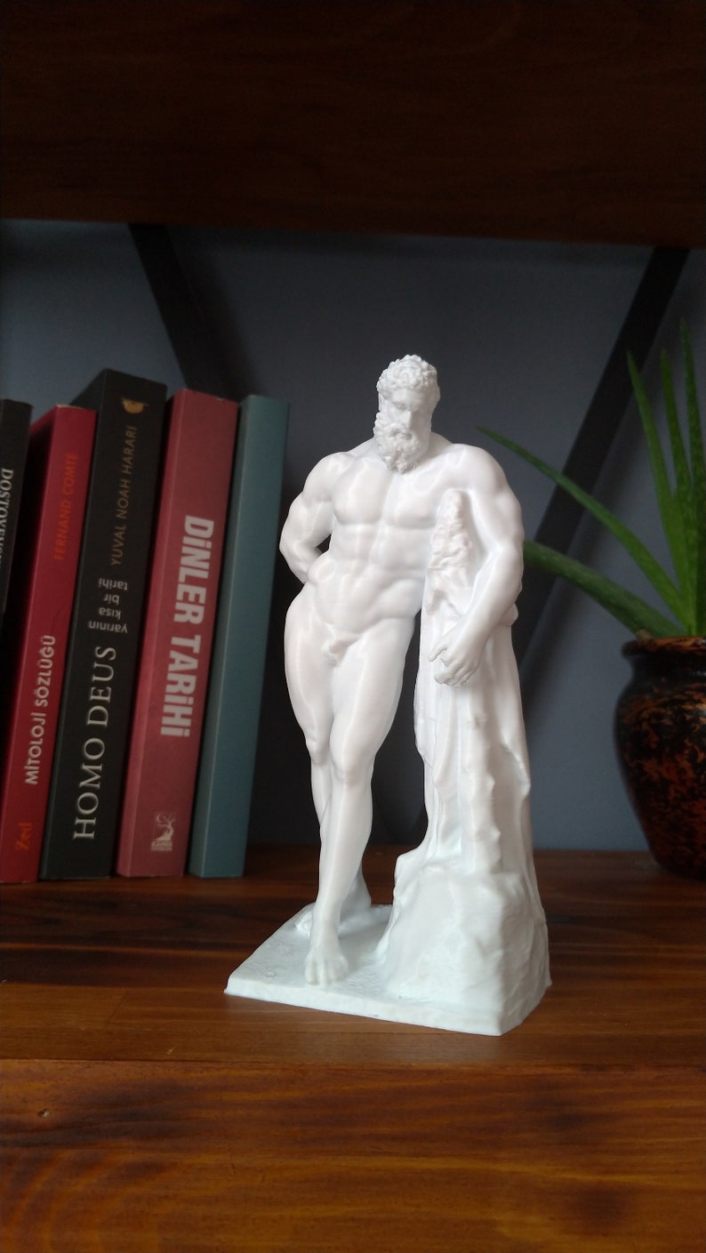 Hercules Sculpture | Heracles Statue | Mythology Greek Goddess Ancient Sculpture | Home Decoration image 8