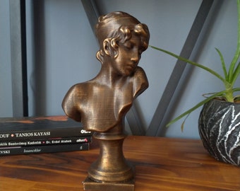 Sappho Bust Statue | Sappho’s Sculpture | Sappho Tabletop Desktop Decoration |  Modern Decorative Art Statue for Office or Home Decoration
