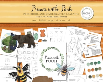 Manualidades (preescolar y jardín de infantes) con Pooh
