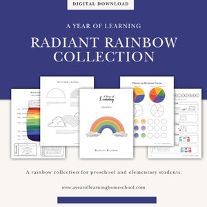 Collection arc-en-ciel radieux