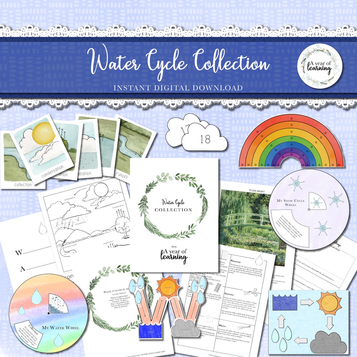 Water Cycle Collection From A Year of Learning - Etsy