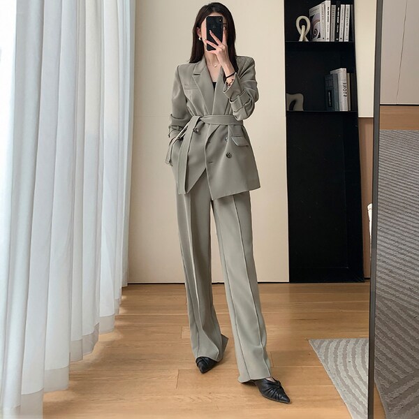 Sage Green Pantsuit Etsy