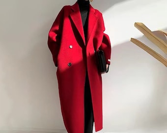 oversized womens wool coat