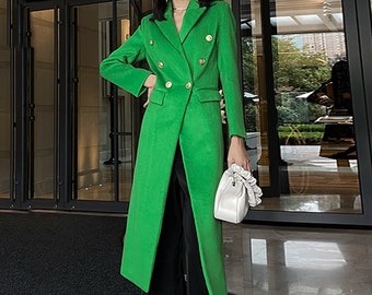 green overcoat