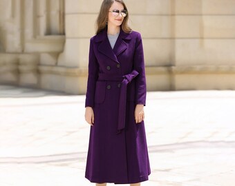 deep purple coat