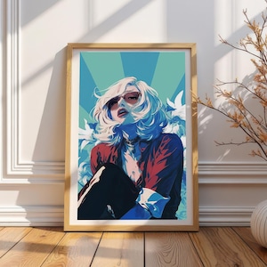 Abstract Figure Art Print: Bold Sunglasses Illustration (Digital Download)
