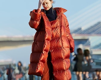 oversized puffer bomber jacket