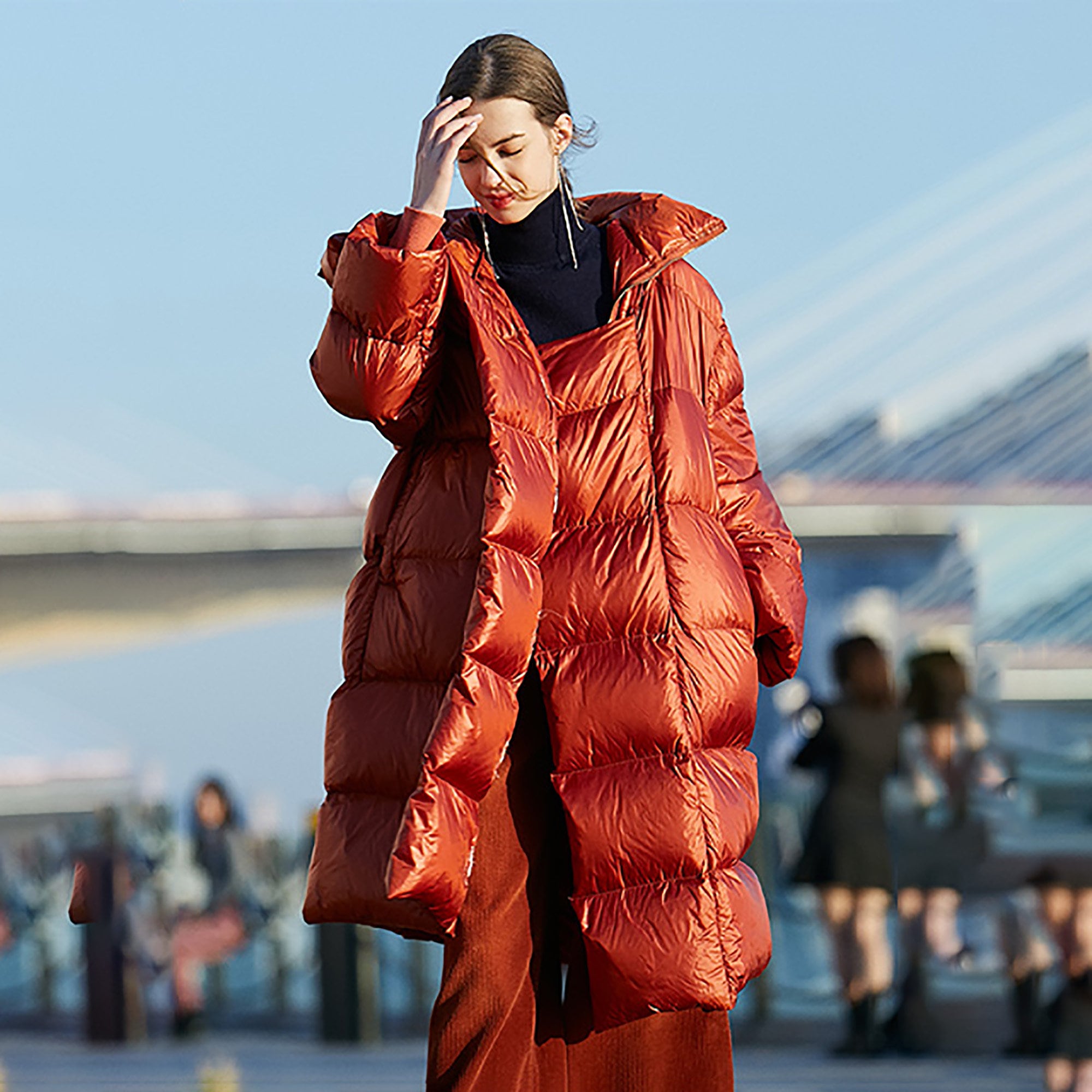 Oversized Down Puffer Jacket - Ready to Wear