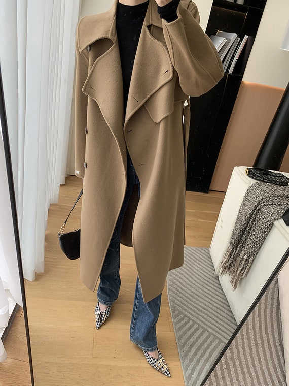 manteau double face long