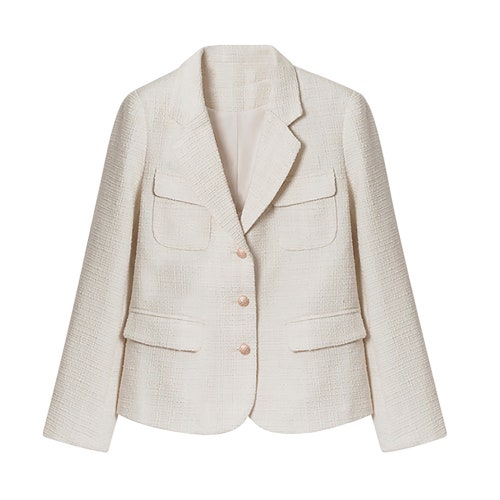Women shops Black Tweed Blazer,Oversize Blazer Suit,Beige Tweed Blazer Suit,Autumn Winter Blazer Coat,Double breasted Blazer Coat,Spring jacket
