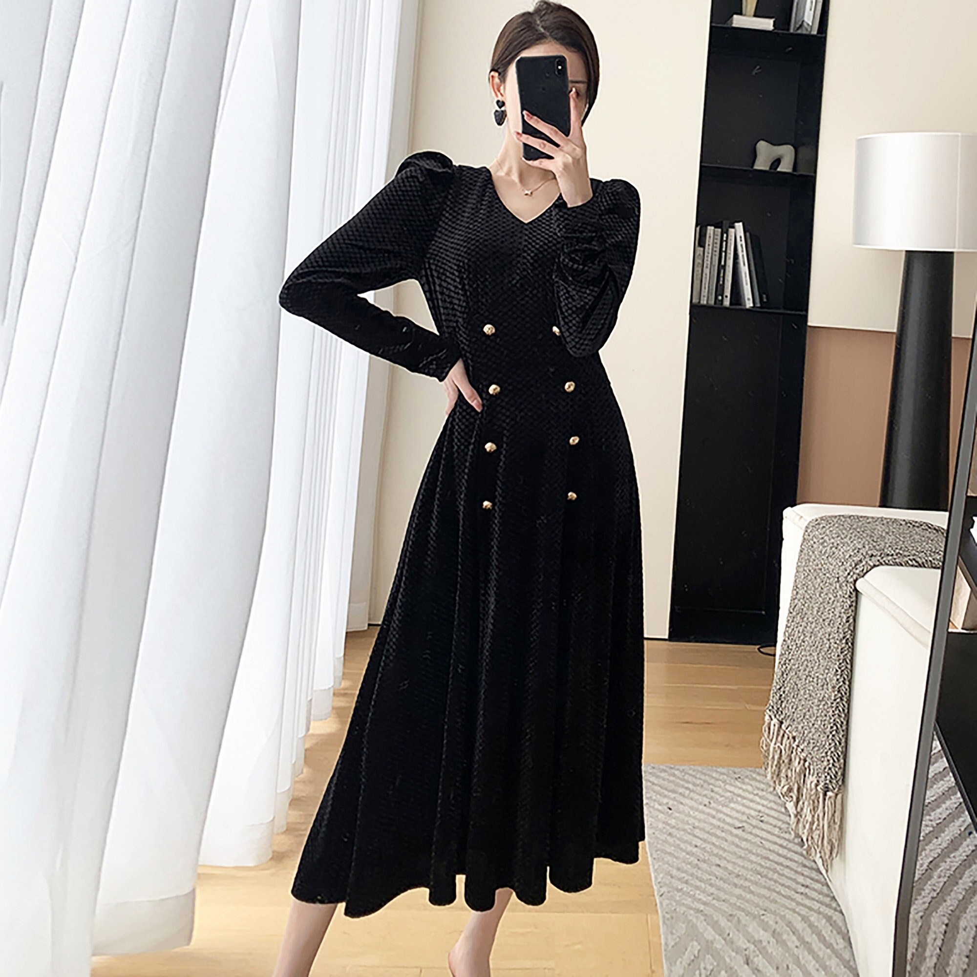 long black funeral coat